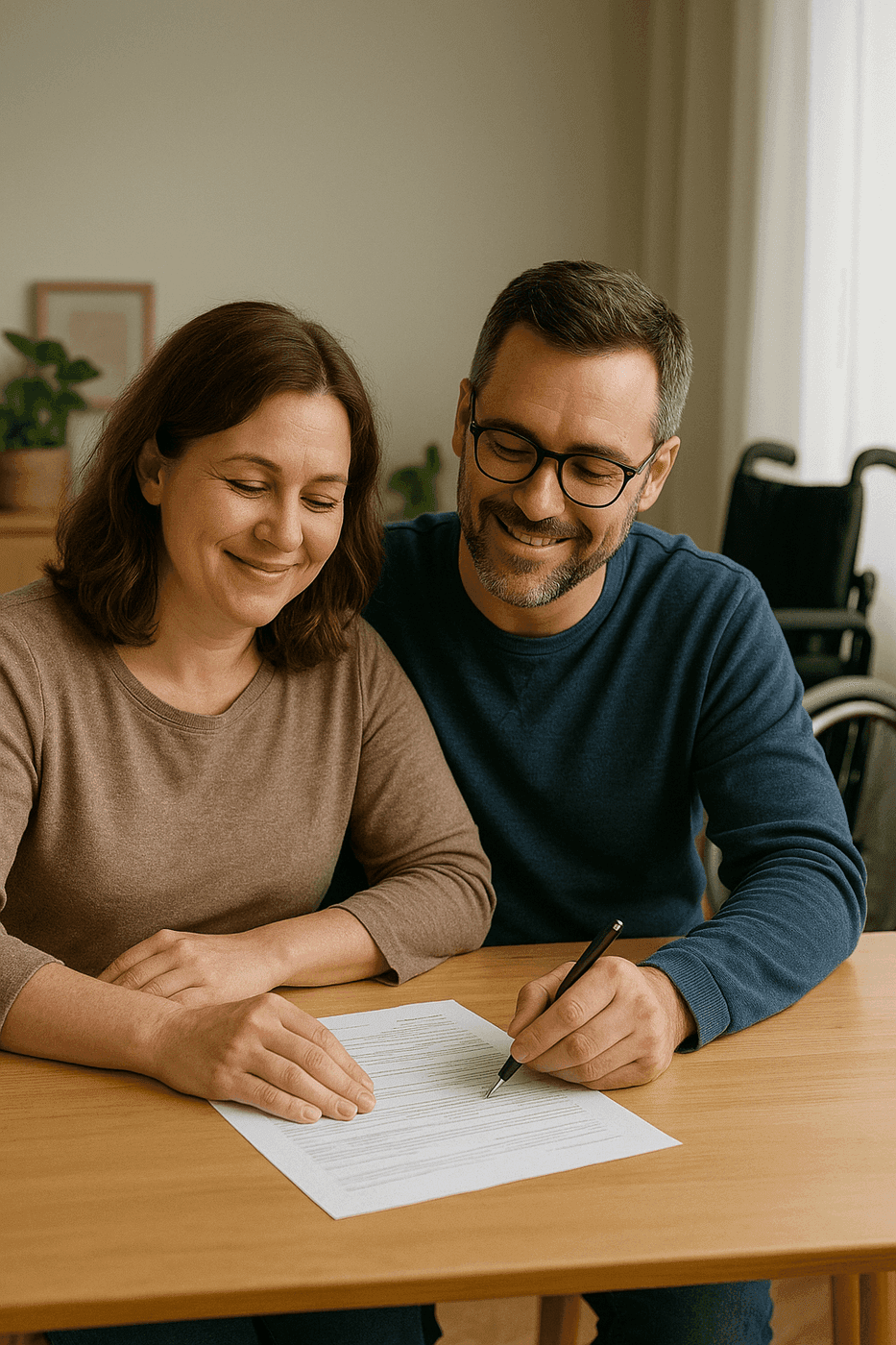 Parent accompagnant un enfant neuroatypique